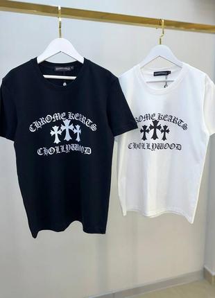 Футболка в стиле chrome hearts