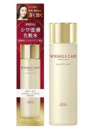 Лифтинг лосьон с ниацинамидом kose grace one wrinkle care, 180 мл, япония