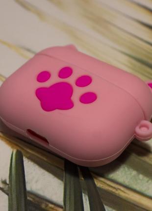 Чехол for airpods pro 3d cat pink