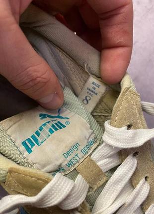 Кроссовки винтажные 80х puma made west germany7 фото