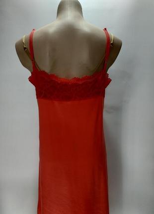 Елегантна бавовняна мережива нічна сорочка на жінку karen розмір хл. 505 фото