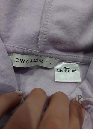 Крутой свитшот со ститчем лавандового цвета lcw casual от disney 44-489 фото
