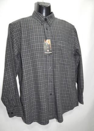 Чоловіча тепла сорочка з довгим рукавом city casuals р.48-50 106rtx (тільки в зазначеному розмірі, 1 шт.)3 фото
