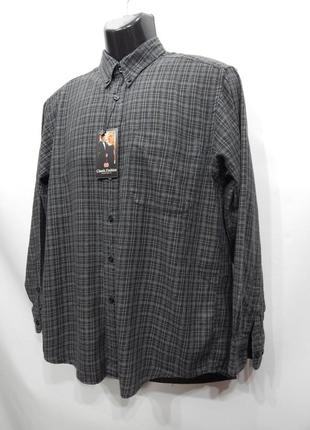 Чоловіча тепла сорочка з довгим рукавом city casuals р.48-50 106rtx (тільки в зазначеному розмірі, 1 шт.)4 фото