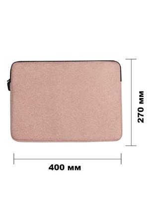 Чехол для ноутбука taikesen gc-568-04-03 15,6"-16,1" бежево-розовый