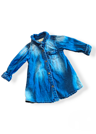 Джинсове плаття 9-12 місяців (80см) next