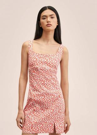 Червона сукня mango