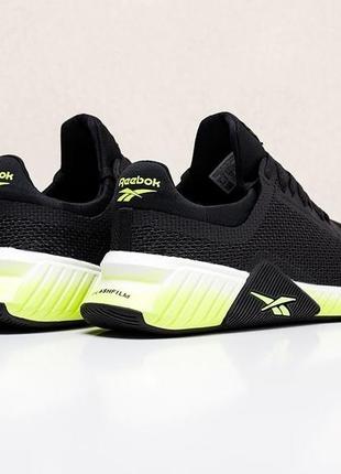 Кроссовки reebok flashfilm traine черно-салатовые4 фото