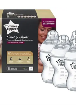 Бутылочки для кормления tommee tippee, пляшечка для годування