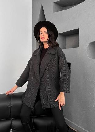 Стильное укороченное пальто на подкладе 😌 женское серое пальто 😌 женское пальто5 фото