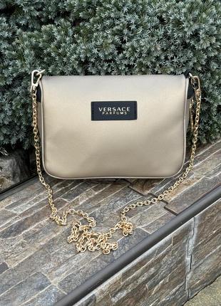 Versace parfums стильная женская косметичка сумочка клатч