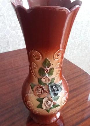 Нова радянська якісна керамічна ваза.3 фото