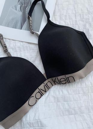 Хлопковый бюстгальтер calvin klein (оригинал)2 фото