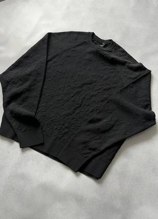 Свитшот adidas y-3 yohji yamamoto knit crew sweater black h630874 фото