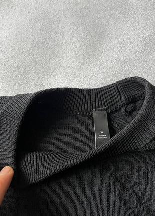 Свитшот adidas y-3 yohji yamamoto knit crew sweater black h630876 фото