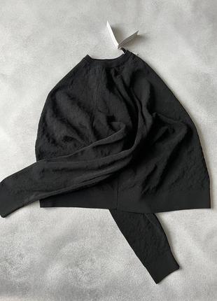 Свитшот adidas y-3 yohji yamamoto knit crew sweater black h630875 фото