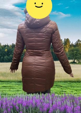Куртка жіноча демісизонна коричневого кольору2 фото