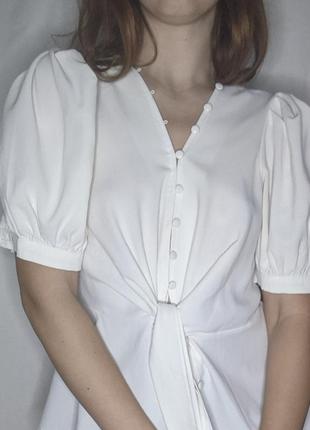 Skylar rose базовая классическая блуза стиль винтаж ретро с пышными рукавами