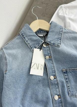 Джинсовый комбинезон zara шорты6 фото