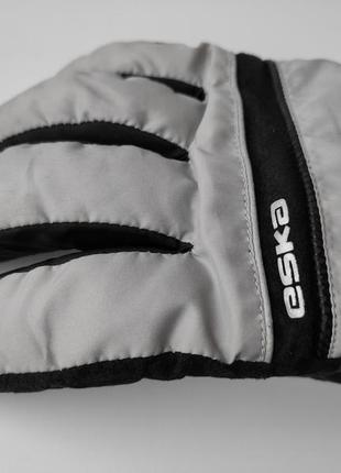 Зимові лижні непромокальні шкіряні рукавички eskaАвстрія5 фото