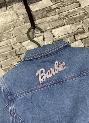 Джинсовая куртка barbie, джинсовая куртка, джинсовая курточка6 фото
