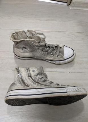 Очень мощные converse ct dual zip hi 549737c серый, size 38(24,5 см.), состояние отличное,4 фото