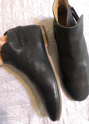 Кожаные итальянские деми ботинки сапожки p.monjo 37,5-38р6 фото