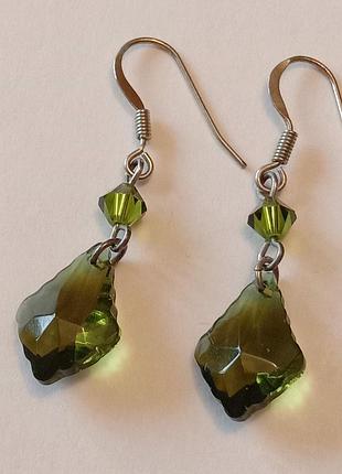 Серьги сваровски