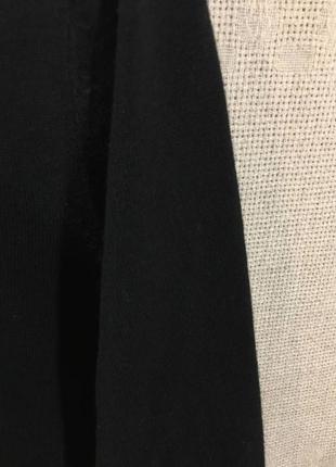 Базовий чорний бавовняний джемпер светрик демісезон7 фото