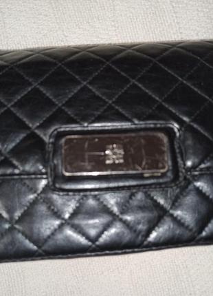 Женская сумка. чёрная через плечо2 фото