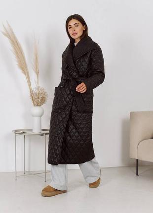 Жіноче стьобане весняне пальто,женское стёганое весеннее пальто куртка3 фото
