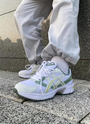 👟 кроссовки asics gel-1130 white/green/наложка bs👟