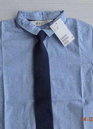 Нова рубашка з галстуком h&m розм. 5-6 р/1164 фото