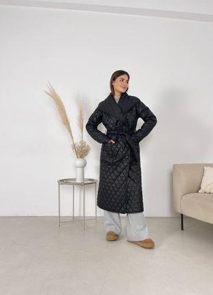 Жіноче стьобане весняне пальто,женское стёганое весеннее пальто куртка5 фото