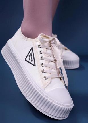 Акция! текстильные кеды кроссовки на платформе.