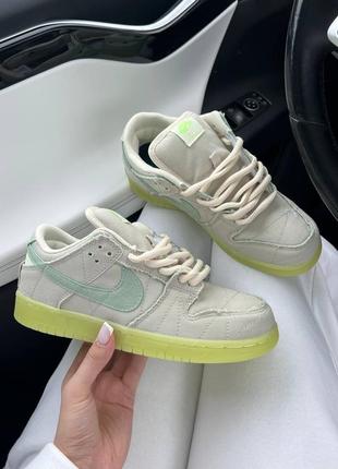 🔥 nike sb dunk neon неон кроссовки текстиль найдут в темноте