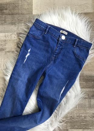 Фирменные джинсы скинни для девочки 10 лет3 фото