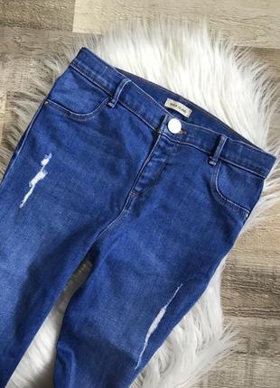 Фирменные джинсы скинни для девочки 10 лет5 фото