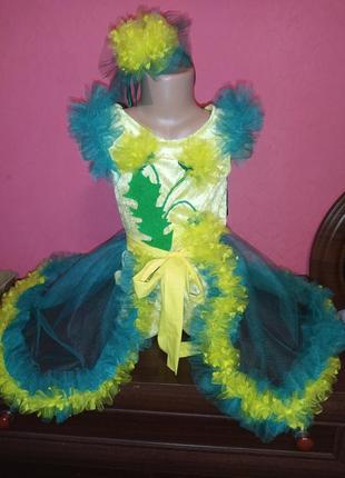 Костюм кульбабки, костюм одуванчика , карнавальний костюм квіточка