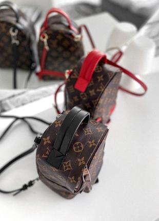 Рюкзак женский louis vuitton, коричневый (луи виттон, витон, сумка, ранец, сумочка, клатч)5 фото