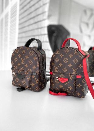 Рюкзак женский louis vuitton, коричневый (луи виттон, витон, сумка, ранец, сумочка, клатч)3 фото