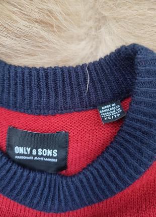 Only&amp;sons новогодний свитер3 фото