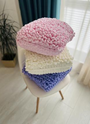 Декоративная подушка ализе (белая)4 фото