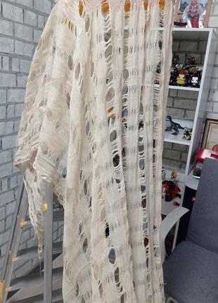Легкая, нежная шаль, палантин, шарф3 фото