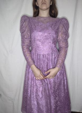Сказочное платье принцессы стиль винтаж ретро кружево4 фото