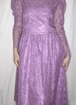 Сказочное платье принцессы стиль винтаж ретро кружево5 фото