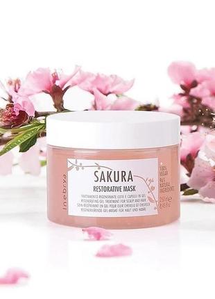 Гелевая восстанавливающая маска inebrya sakura restorative mask