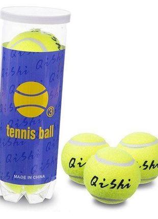 Мяч для большого тенниса t716p3 3шт салатовый (60496014), teloon