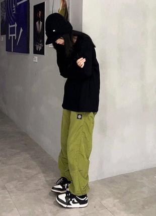 Штани stone island nylon metal green