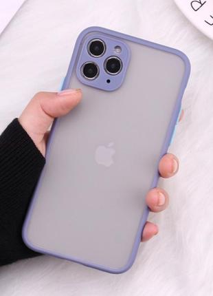 Чехол tomocomo (full protection) for iphone 11 blue